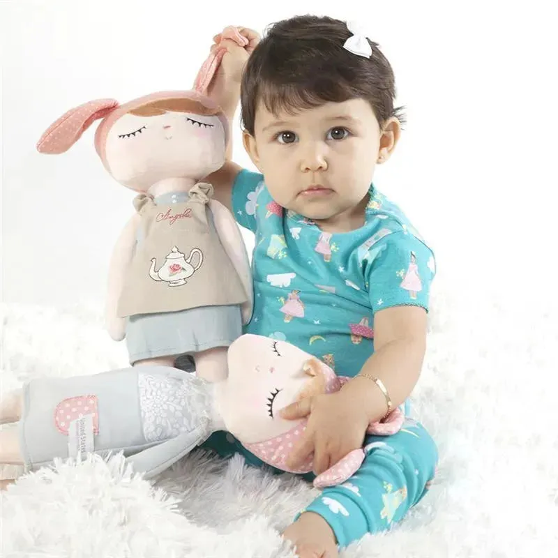 Primo Passi - 13' Metoo Angela Plush Doll Sleeping Baby Girl, Retro - Image 3