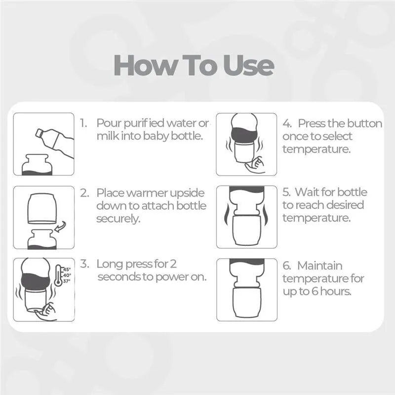 Primo Passi - Portable Bottle Warmer, White - Image 5
