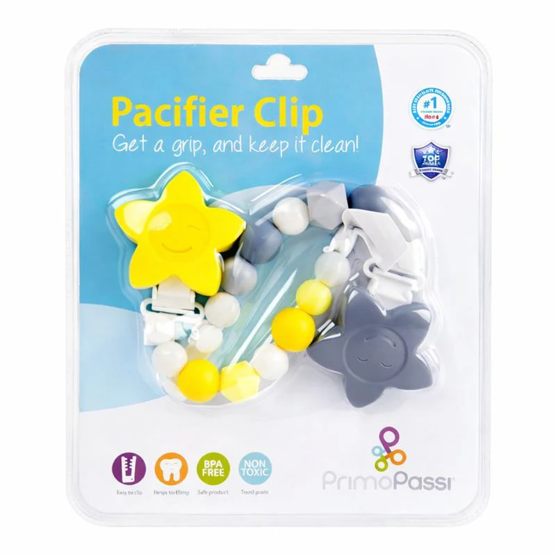 Primo Passi - Silicone Baby Pacifier Holder Clip Unisex - Image 3