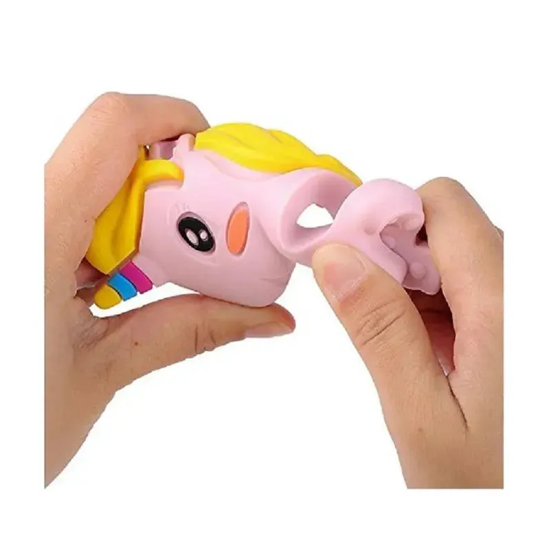 Primo Passi - Silicone Baby Teether, Pink Unicorn - Image 3