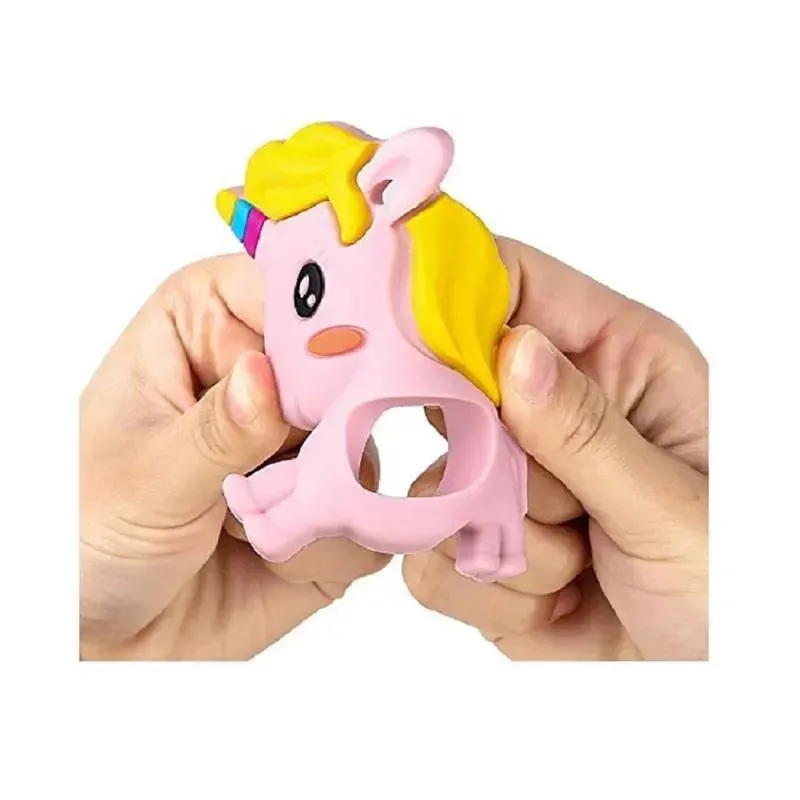 Primo Passi - Silicone Baby Teether, Pink Unicorn - Image 4