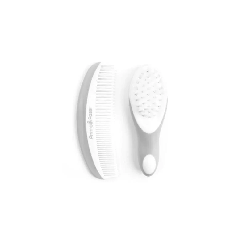 Primo Passi Super Soft Baby Comb And Brush Set (Pink) + Magic Detangler Conditioner - Image 5