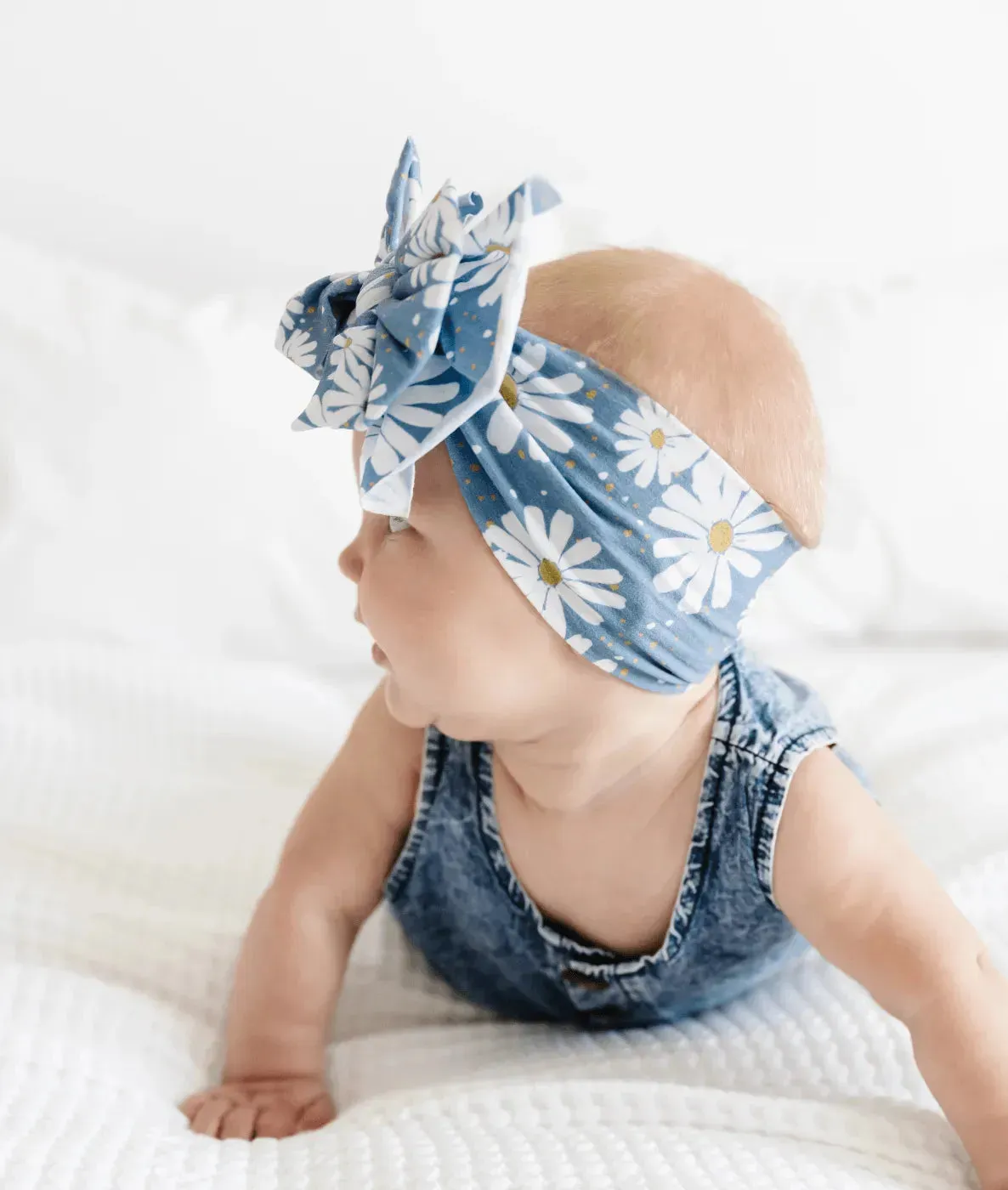 PRINTED FAB: denim daisy - Image 2