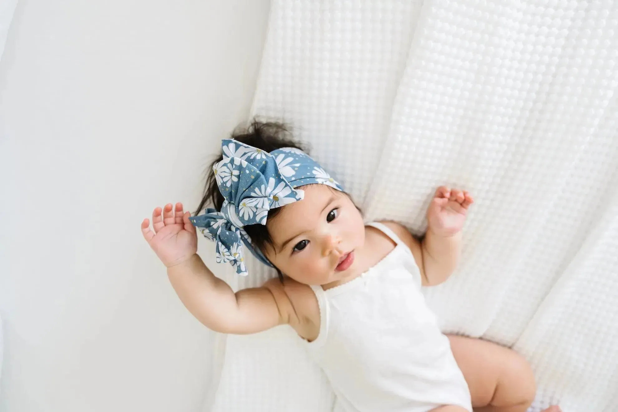 PRINTED FAB: denim daisy - Image 6