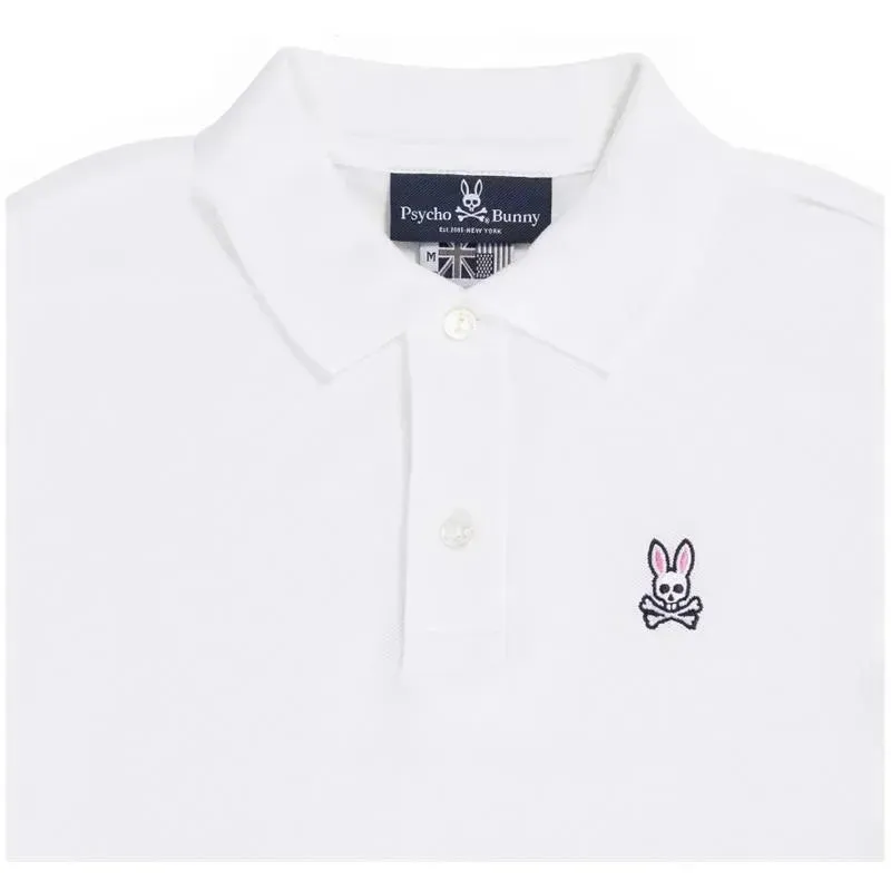 Psycho Bunny Kids - Classic Polo, White - Image 2