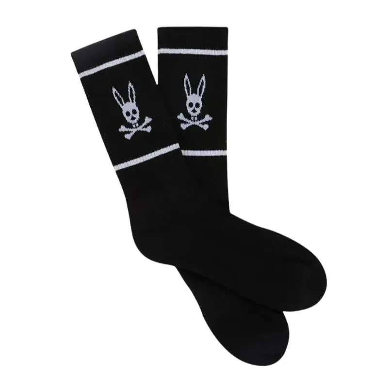 Psycho Bunny Kids - Mens Socks, Black