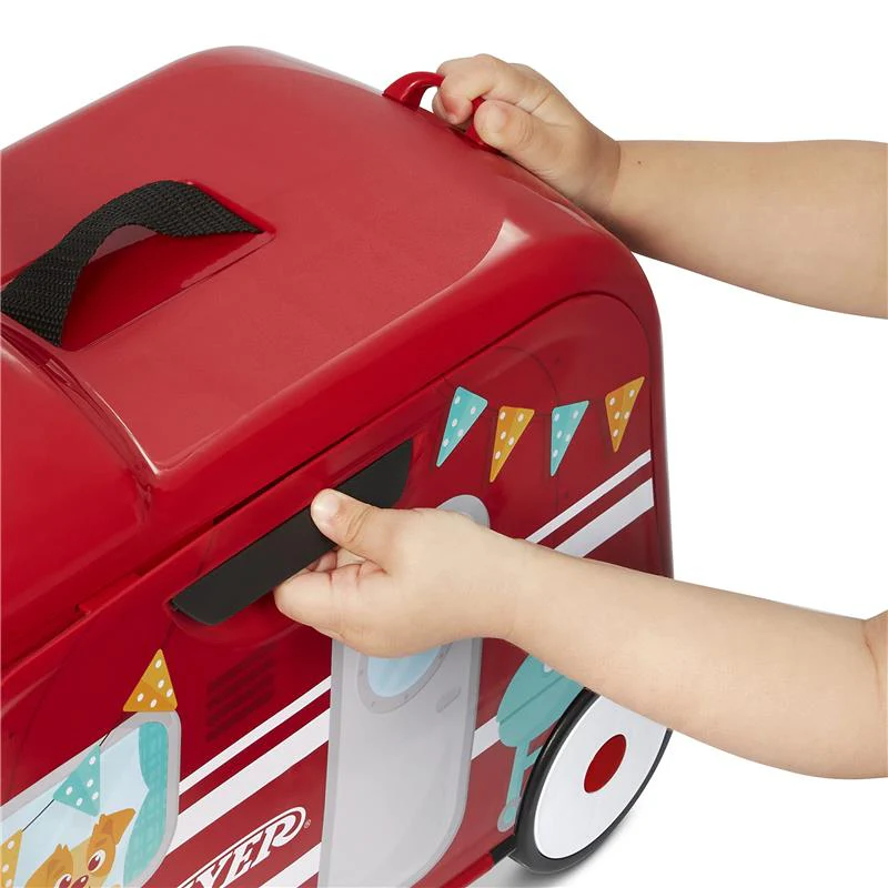 Radio Flyer - 3-in-1 Happy Traveler Camper, Ride on Toy, Toddler Carry-On Storage - Image 8
