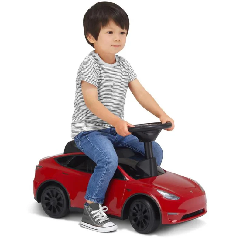 Radio Flyer - My First Tesla Model Y Kids Ride On Toy, Red - Image 2