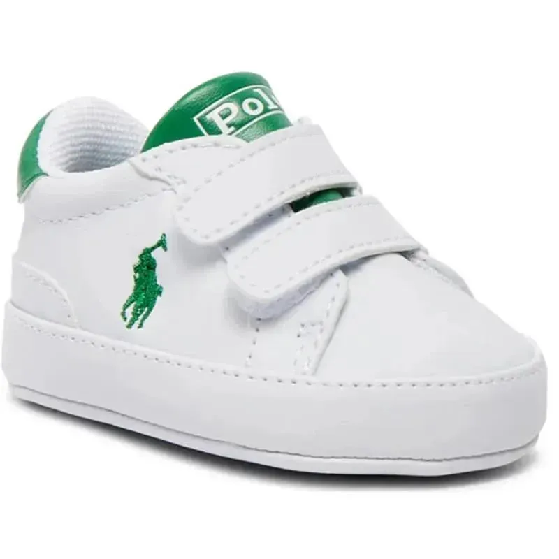 Ralph Lauren Baby - Boy Heritage Court Ii Ez White Smooth Green