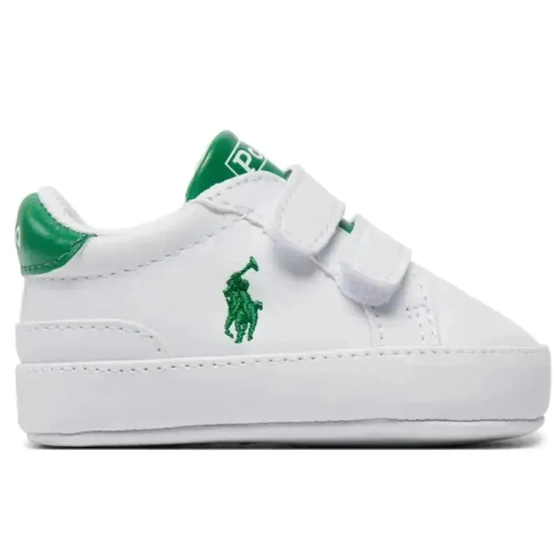 Ralph Lauren Baby - Boy Heritage Court Ii Ez White Smooth Green - Image 2