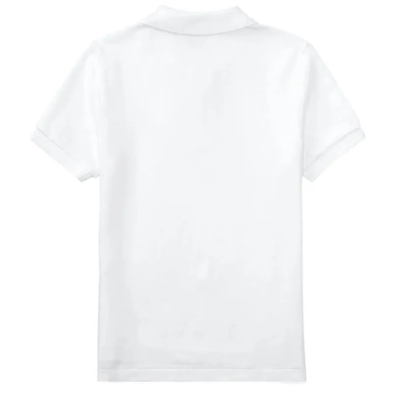 Ralph Lauren Baby - Boy Performance Jersey Polo Shirt, White - Image 3
