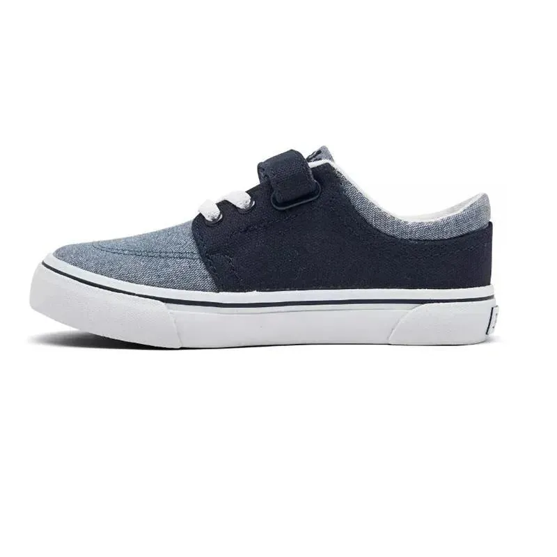 Ralph Lauren Baby - Boys Faxon Stay-Put Closure Casual Sneakers, Blue - Image 2