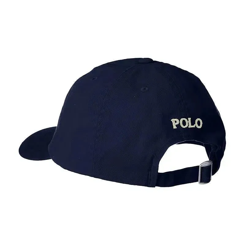 Ralph Lauren Baby - Cotton Chino Baseball Cap Newport Navy - Image 2
