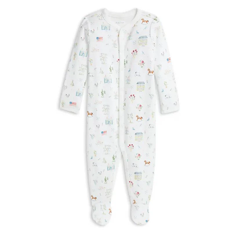 Ralph Lauren Baby - Long-Sleeve Interlock Knit Coverall Romantic Sampler
