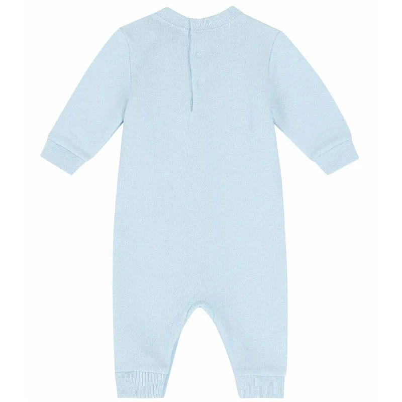 Ralph Lauren Baby - Long-Sleeve Magic Fleece Novelty Bear Graphic Coverall, Beryl Blue - Image 2