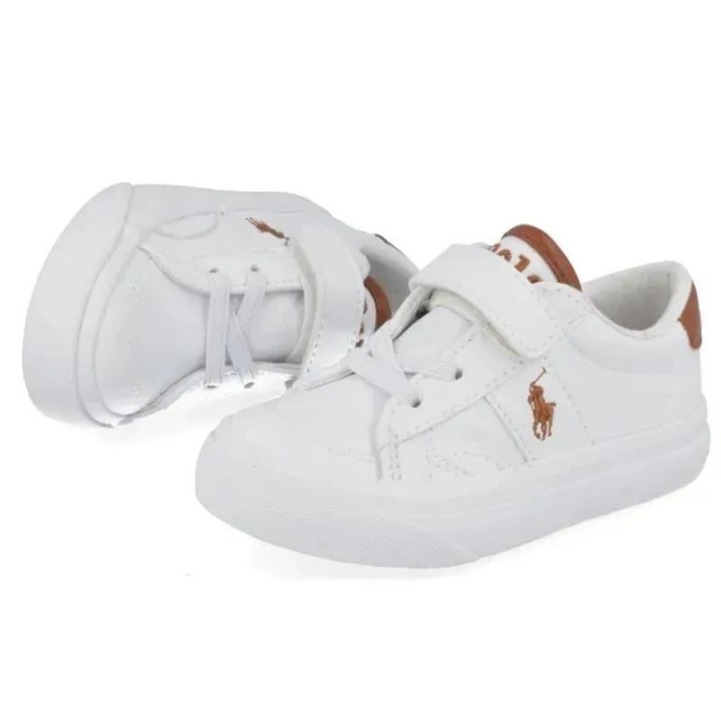 Ralph Lauren Baby - Ryley White Tumbled & Tan Burnished - Image 3