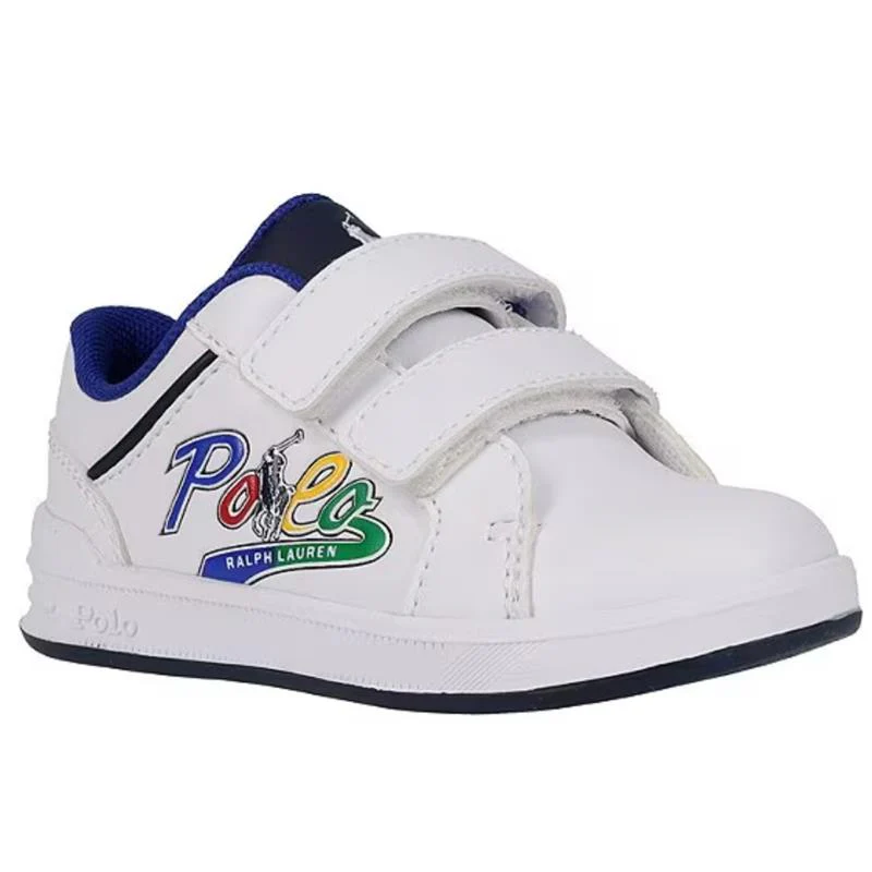 Ralph Lauren Baby - Toddler Boy Heritage Court IV Graphic EZ Sneakers