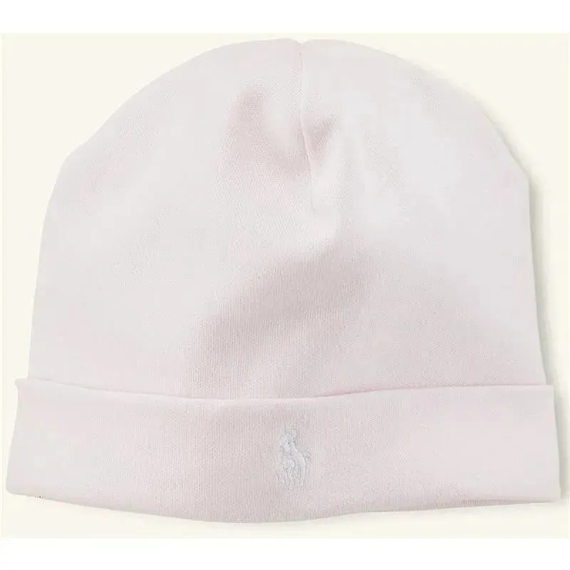 Ralph Lauren Beanie Baby Hat , Delicate Pink
