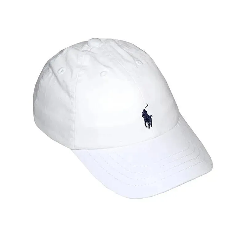 Ralph Lauren Classic White Polo Baby Hat - Image 2