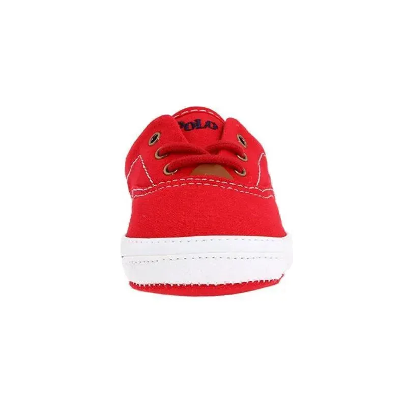 Ralph Lauren Layette Kids Vaughn Canvas, Red/Navy - Image 2