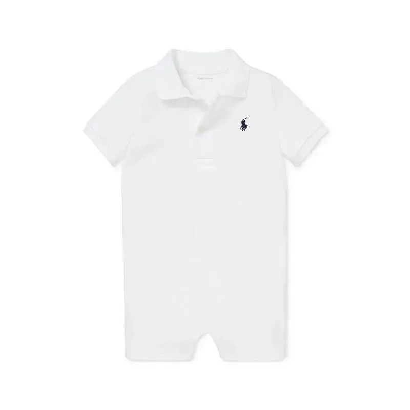 Ralph Lauren White Baby One Piece Outfit