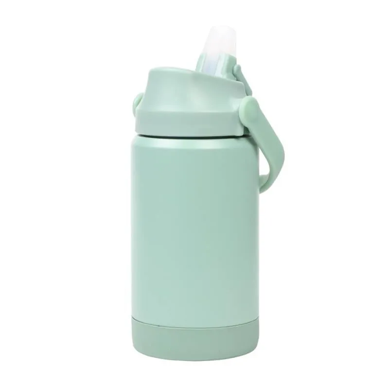 Re-Play - 12 Oz Insulated Recycled Stainless Steel Water Bottle, Sage - Image 2