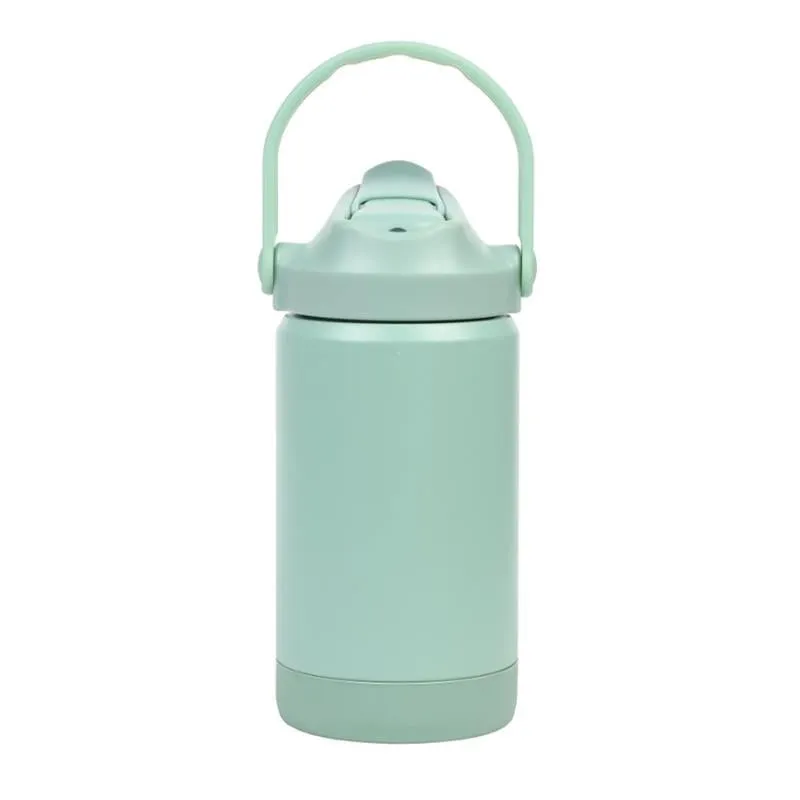 Re-Play - 12 Oz Insulated Recycled Stainless Steel Water Bottle, Sage - Image 3