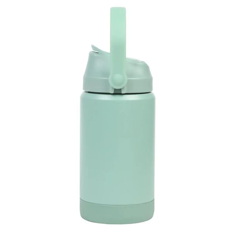 Re-Play - 12 Oz Insulated Recycled Stainless Steel Water Bottle, Sage - Image 4