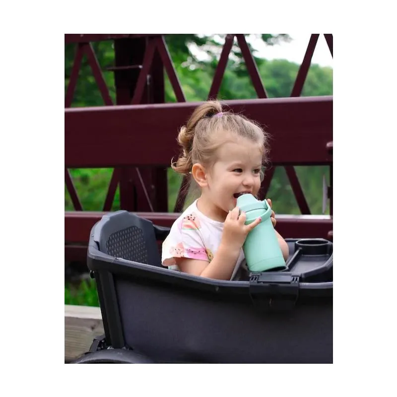 Re-Play - 12 Oz Insulated Recycled Stainless Steel Water Bottle, Sage - Image 5
