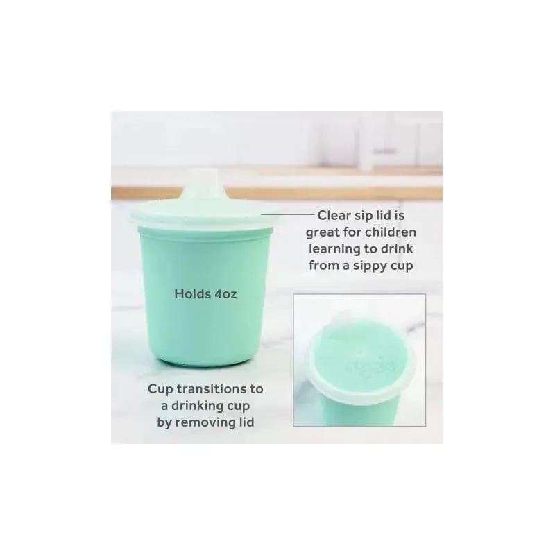 Re Play - 5Pk Tiny Dining Set Feeding Supplies for Babies and Toddlers, Mint - Image 3