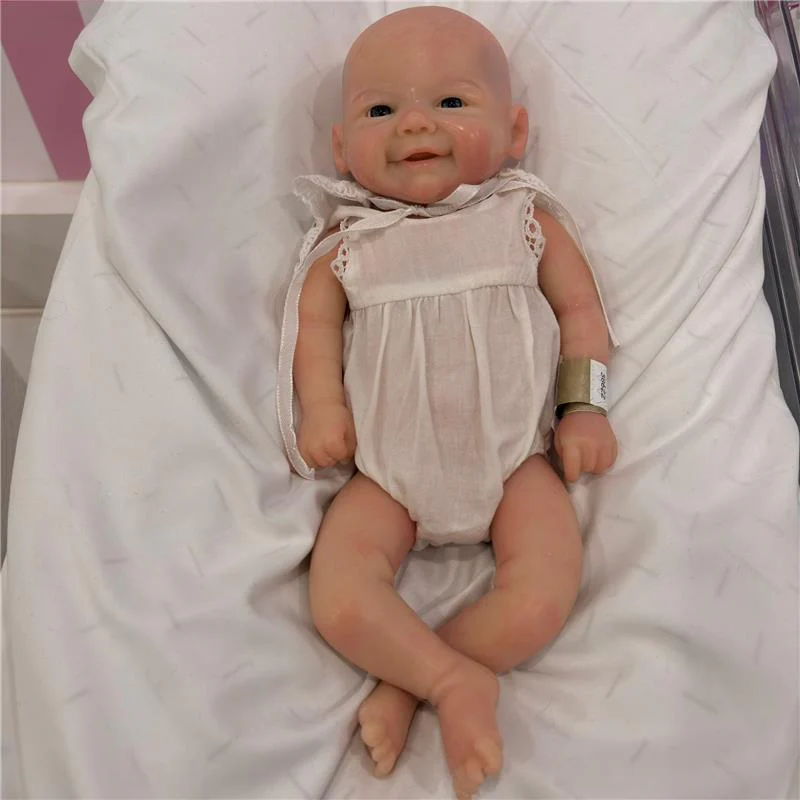 Reborn Baby Doll - Realistic Real Lifelike 12 Full Silicone Baby Doll Body Reborn Preemie, Girl - Image 2