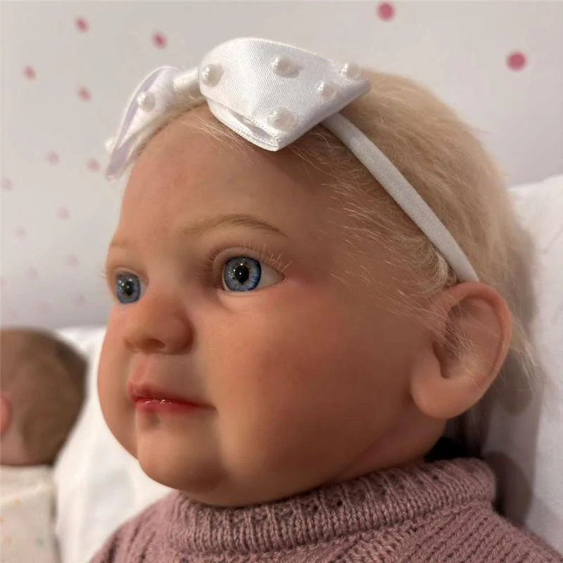 Reborn Baby Doll - White Vinyl, Alena - Image 3