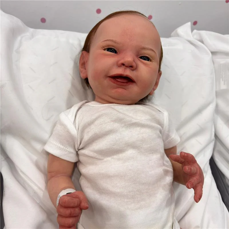 Reborn Baby Doll - White Vinyl, Dottie