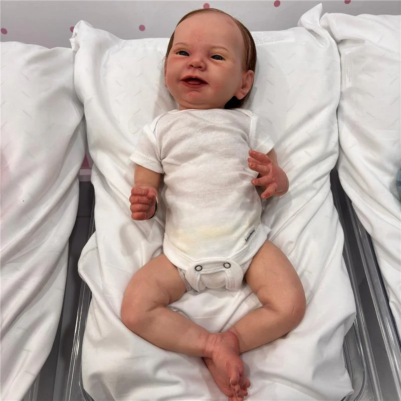 Reborn Baby Doll - White Vinyl, Dottie - Image 4