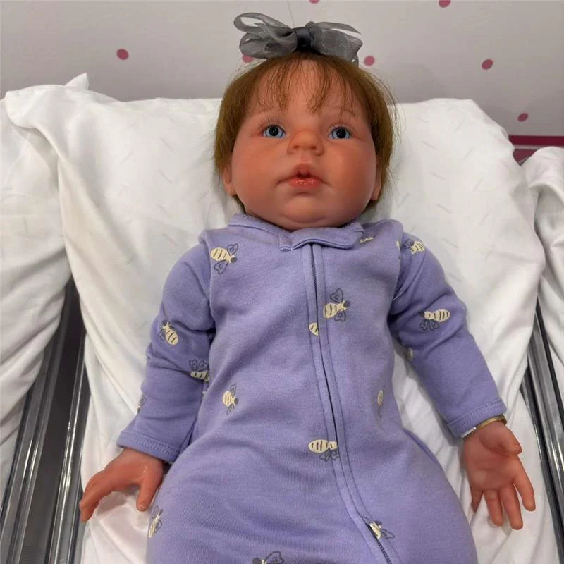 Reborn Baby Doll - White Vinyl Honey - Image 4