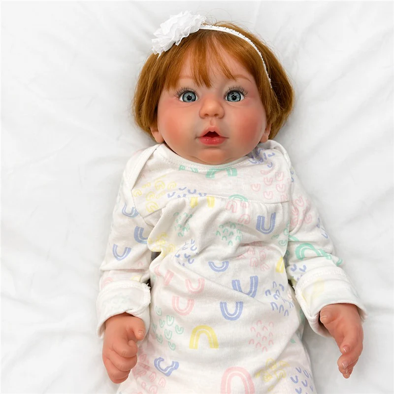 Reborn Baby Doll - White Vinyl, Kylin