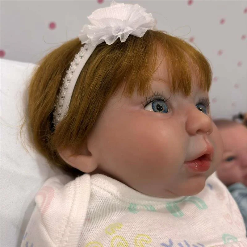 Reborn Baby Doll - White Vinyl, Kylin - Image 2