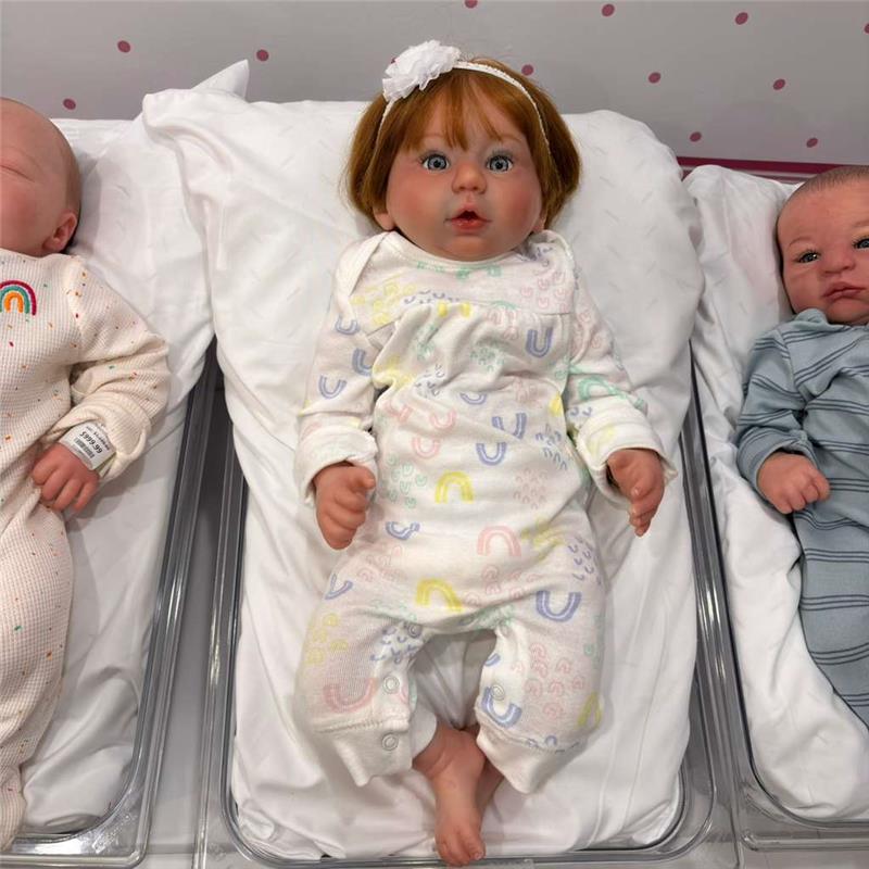 Reborn Baby Doll - White Vinyl, Kylin - Image 3