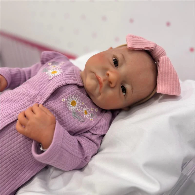 Reborn Baby Doll - White Vinyl, Levi