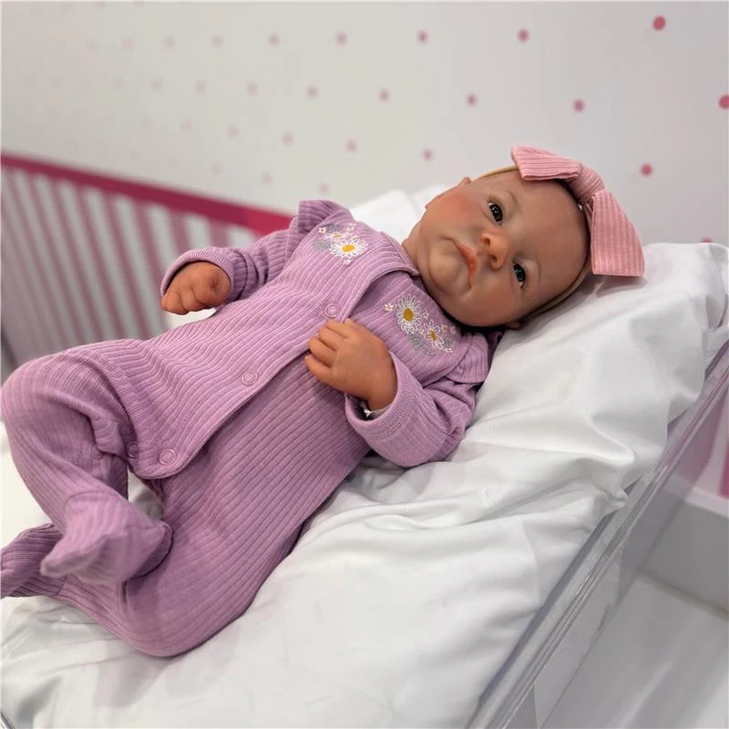 Reborn Baby Doll - White Vinyl, Levi - Image 2