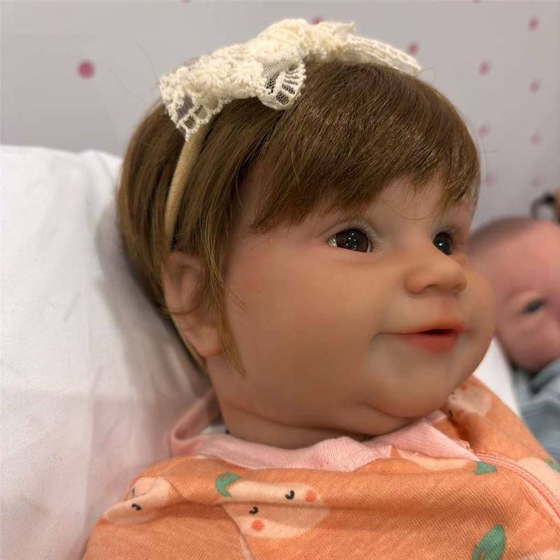 Reborn Baby Doll - White Vinyl, Maddie - Image 3