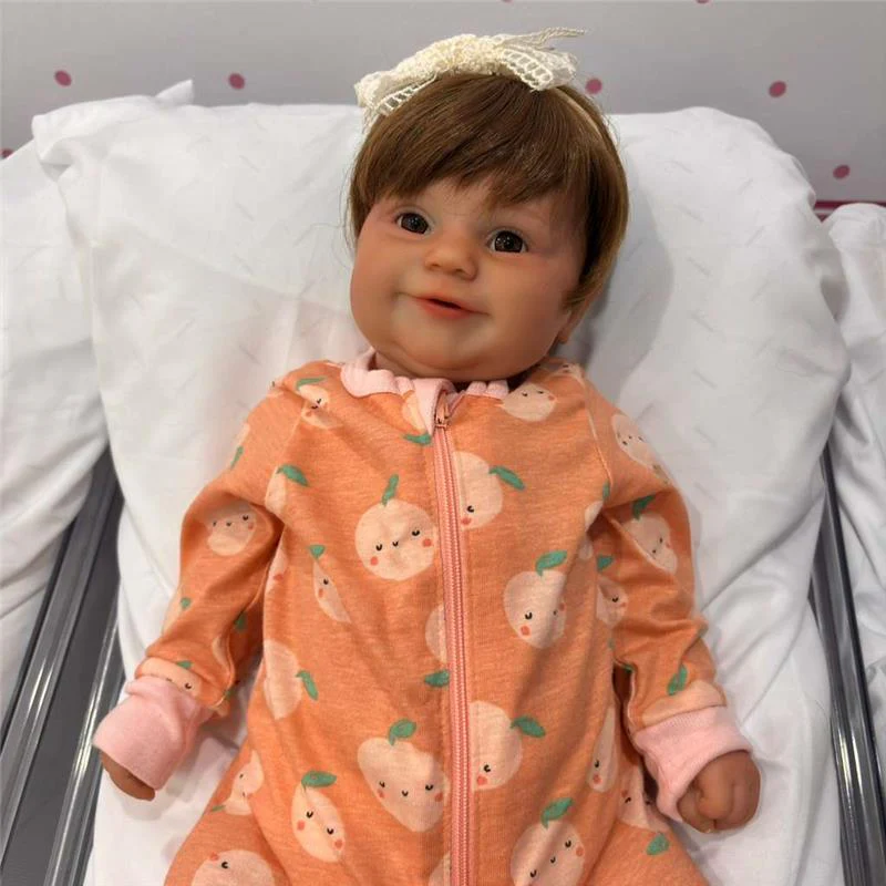 Reborn Baby Doll - White Vinyl, Maddie - Image 4