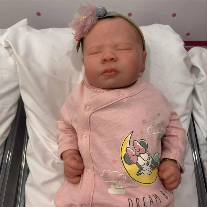 Reborn Baby Doll - White Vinyl, Mary - Image 4