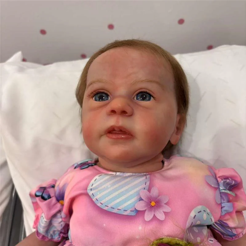 Reborn Baby Doll - White Vinyl, Mika