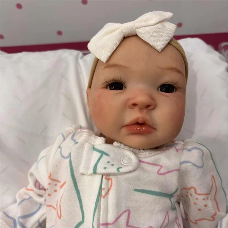 Reborn Baby Doll - White Vinyl Mya - Image 2