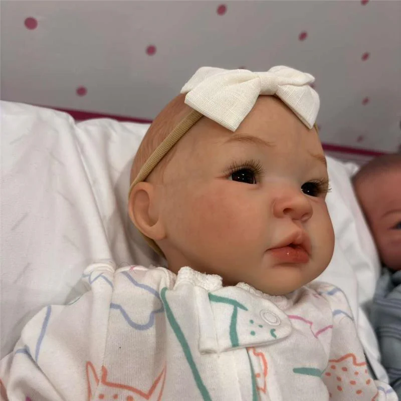 Reborn Baby Doll - White Vinyl Mya - Image 3