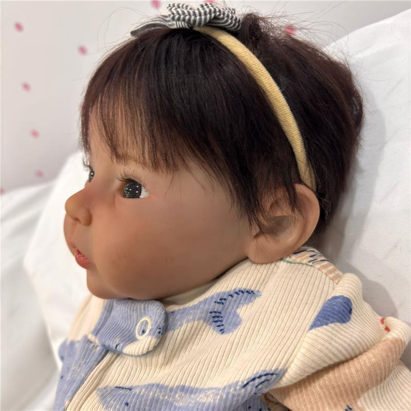 Reborn Baby Doll - White Vinyl Raven - Image 2