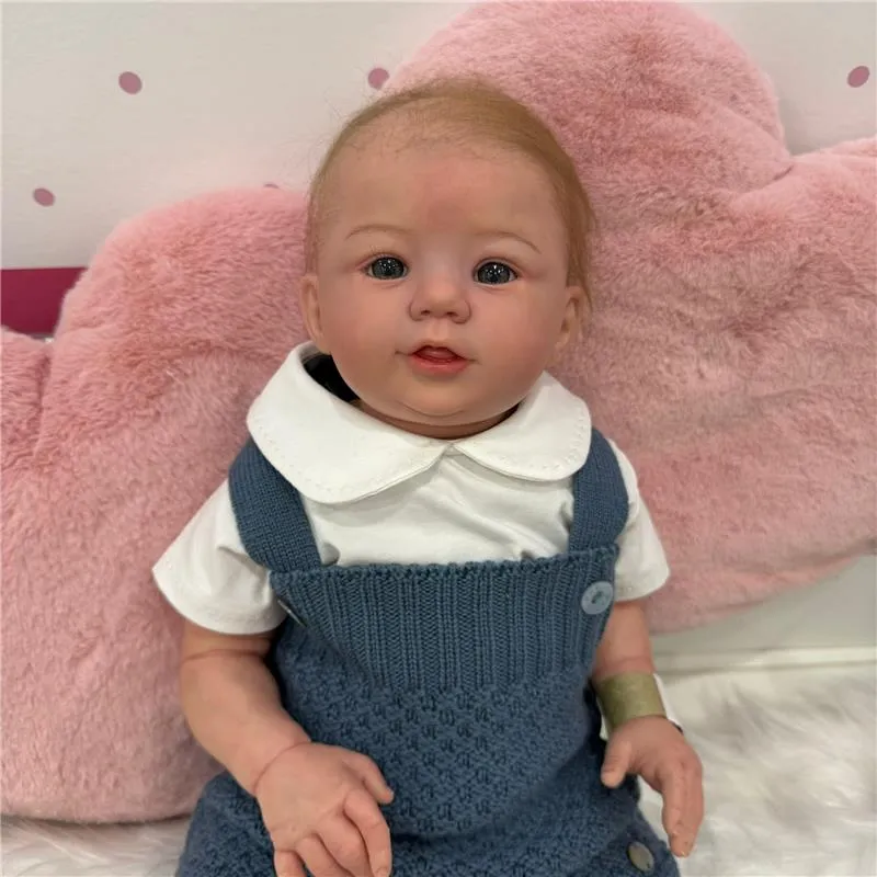 Reborn Baby Doll - White Vinyl, Raven Auburn