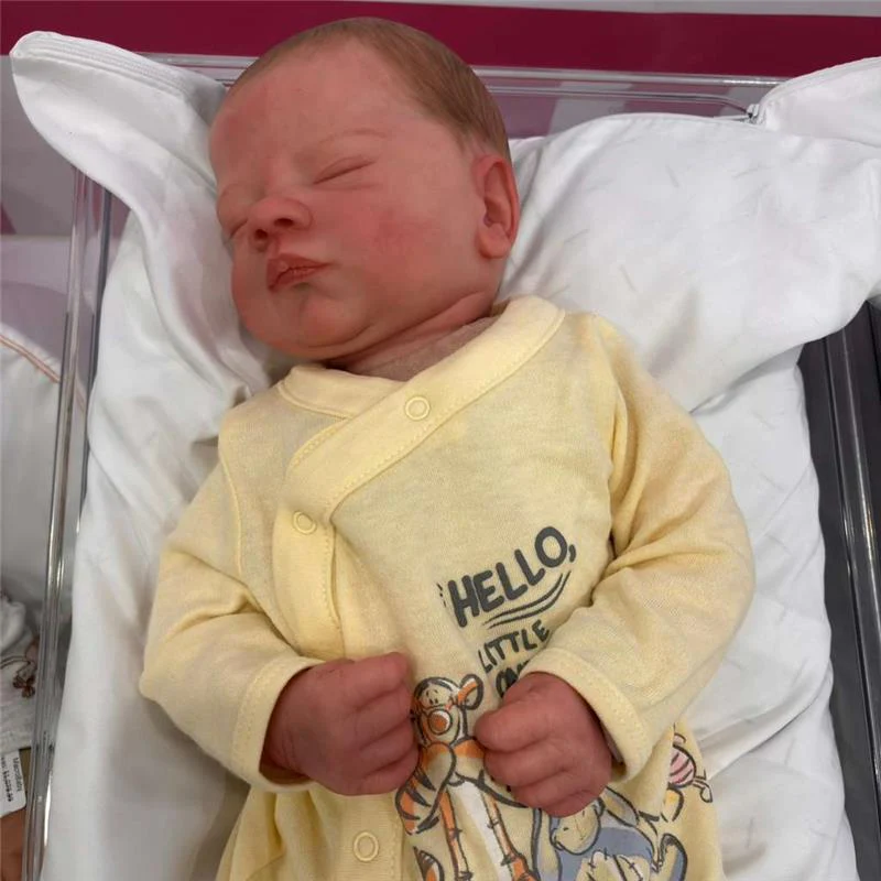 Reborn Baby Doll - White Vinyl, Trent - Image 3