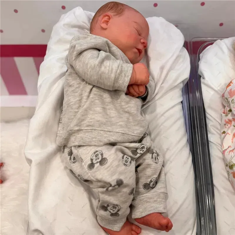 Reborn Baby Doll - White Vinyl, Michael - Image 3